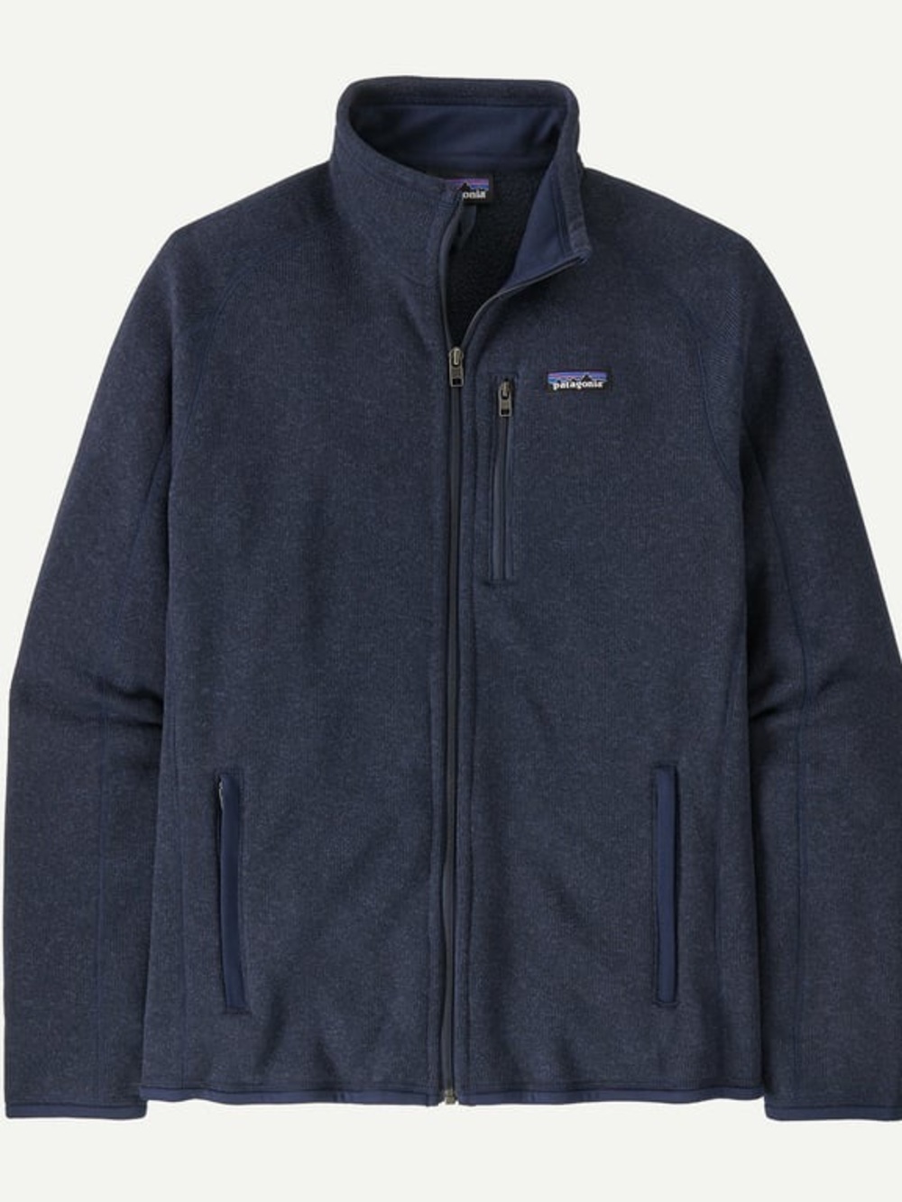 Patagonia Navy Knit Full Zipper with pockets XL